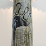 Tall Moss Lamp