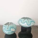 Frosty Ocean Breeze Collection Elliptical vase