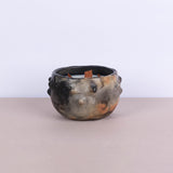Deep black Sejnane Candle with textured surface - Fastoun