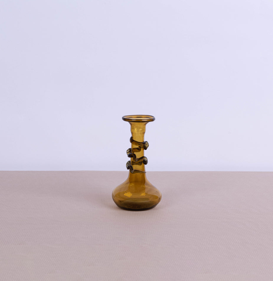 Brown round Hebron glass - Fastoun