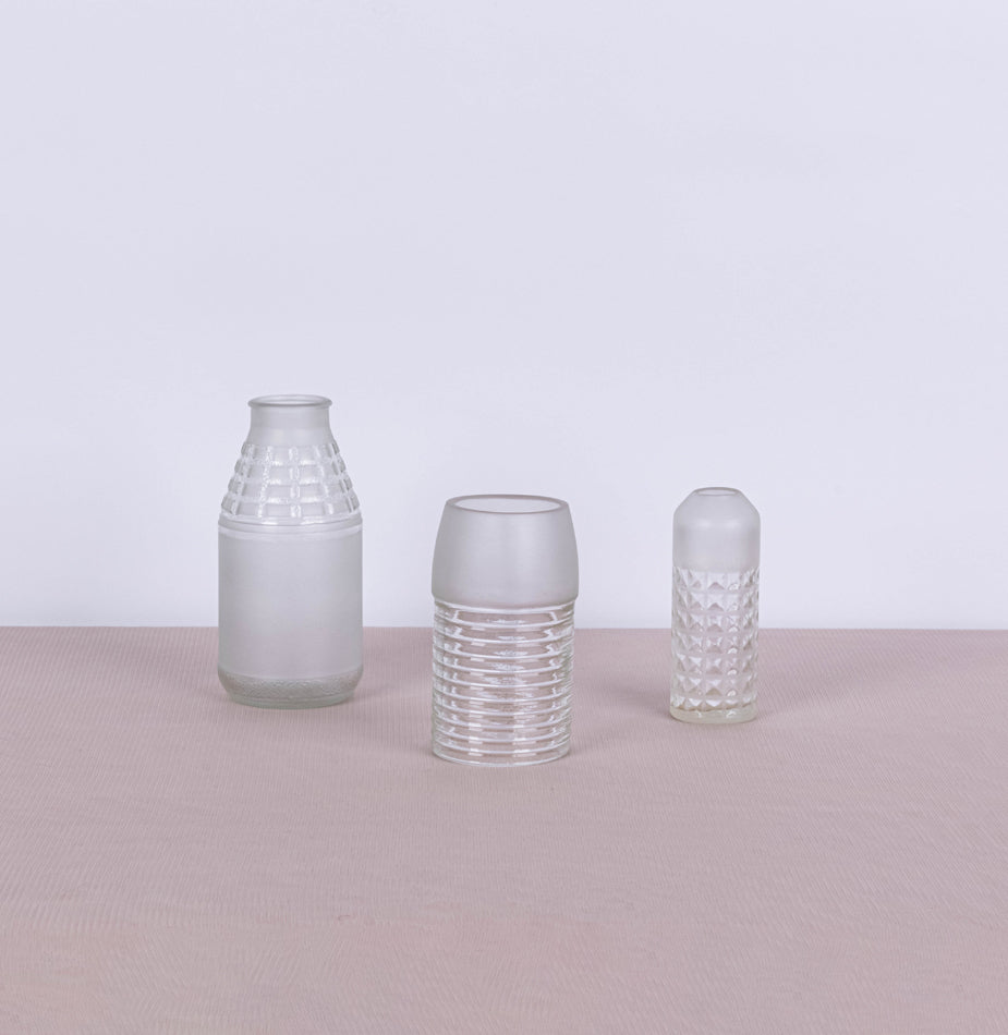 3 Pcs Textured & Frosted Set - Fastoun