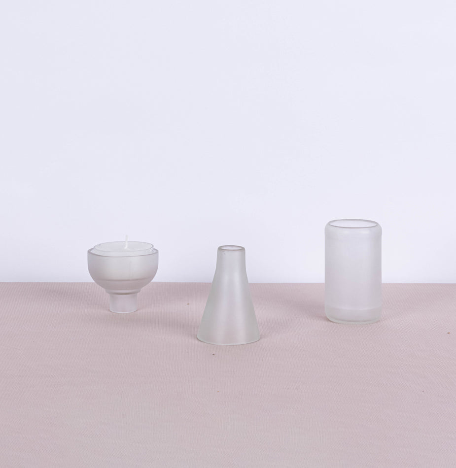 3 Pcs Frosted/bottle necks Set - Fastoun