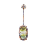 Charm: Long Stick with bicolor tourmaline