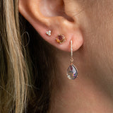 Flourite Pear Earring