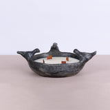 Large black Sejnane with 3 Birds - Fastoun