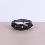 Black Sejnane Candle with textured surface 2 - Fastoun