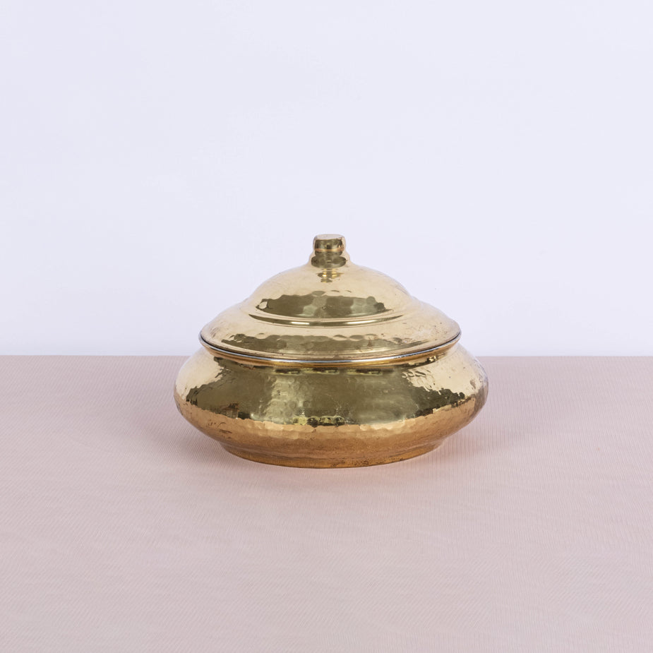 Hand-Hammered Gold Bonbonniere Candle - Fastoun