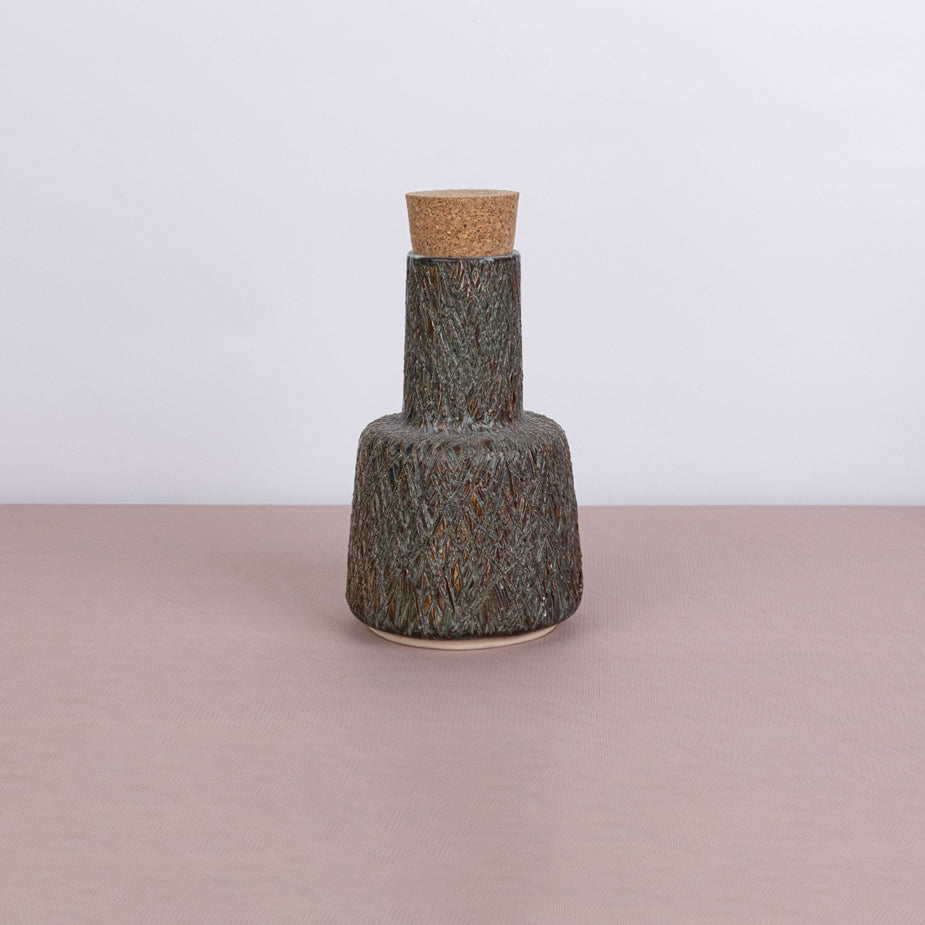 Textured Green Roots Carafe - Fastoun