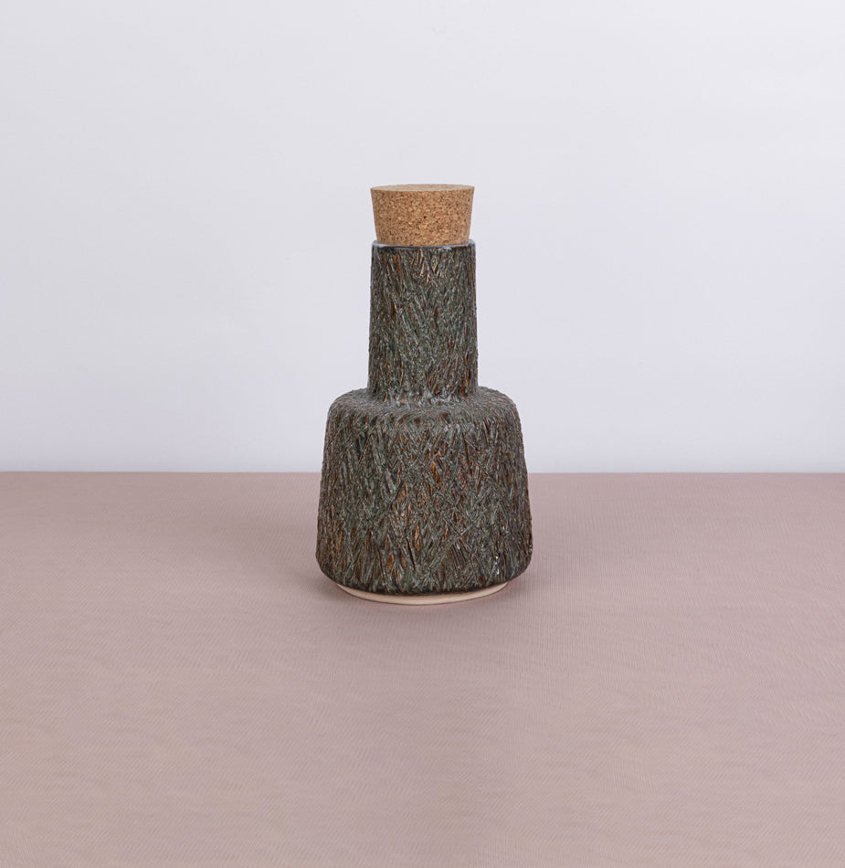 Textured Green Roots Carafe - Fastoun