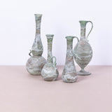 4 Pcs Desert Green Featherlight handblown collection - Fastoun