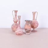 4 Pcs Rose Featherlight handblown collection - Fastoun