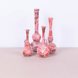 4 Pcs Red Featherlight handblown collection - Fastoun