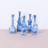 5 Pcs Sky Blue Featherlight handblown collection - Fastoun