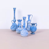 5 Pcs Sky Blue Featherlight handblown collection 2 - Fastoun
