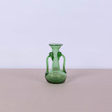 Green Hebron glass with handles - Fastoun