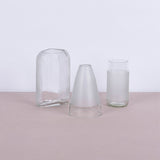 3 Pcs Half frosted half clear Set - Fastoun