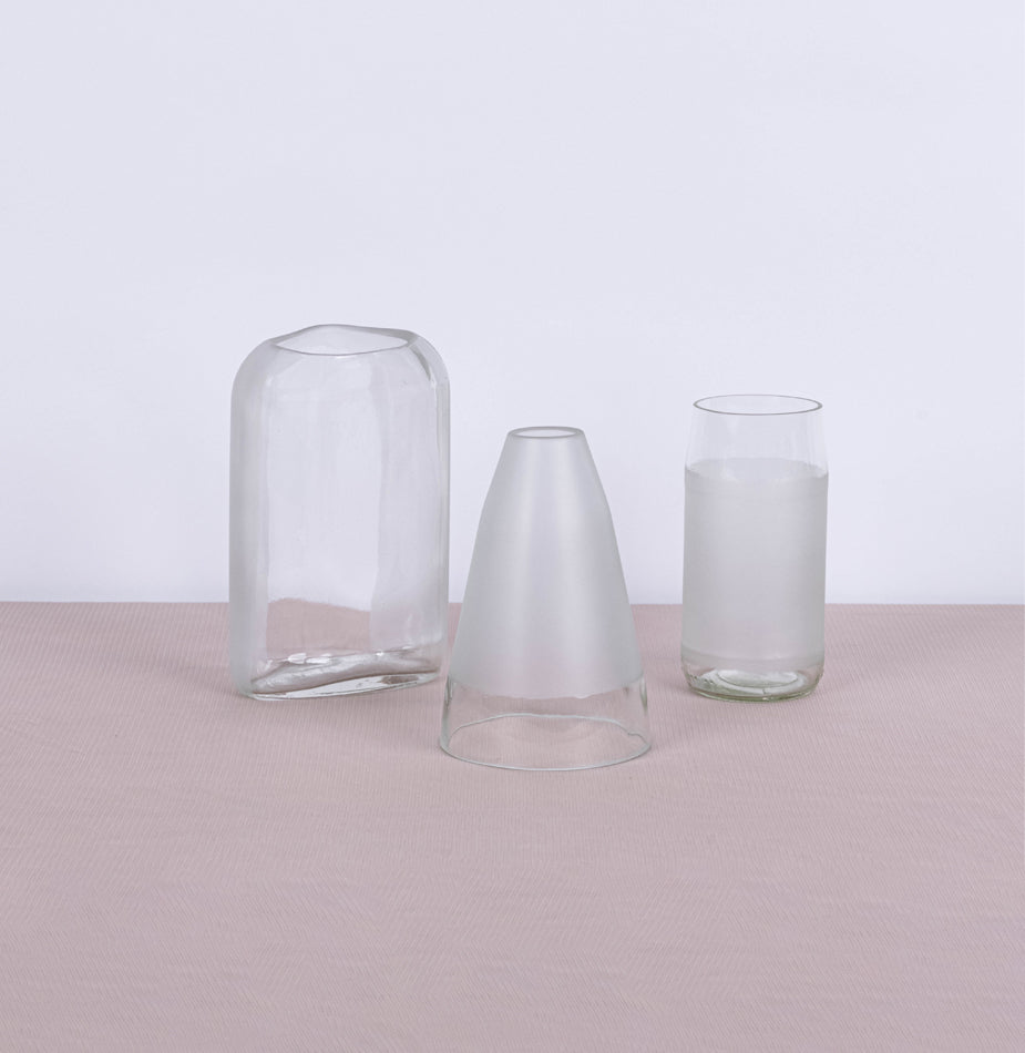 3 Pcs Half frosted half clear Set - Fastoun