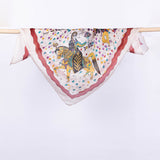 Antar & Abla Nude Silk Scarf - Fastoun