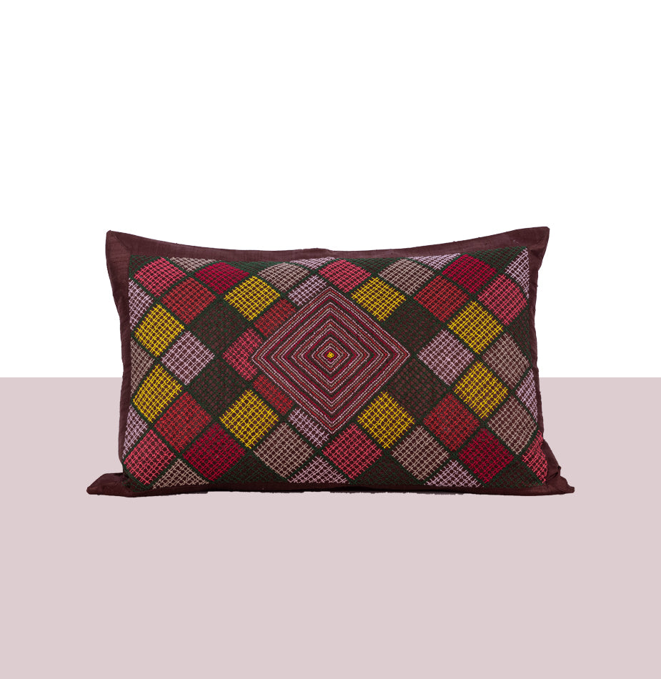 Pacha Tent Maroun with big diamond Motif - Fastoun